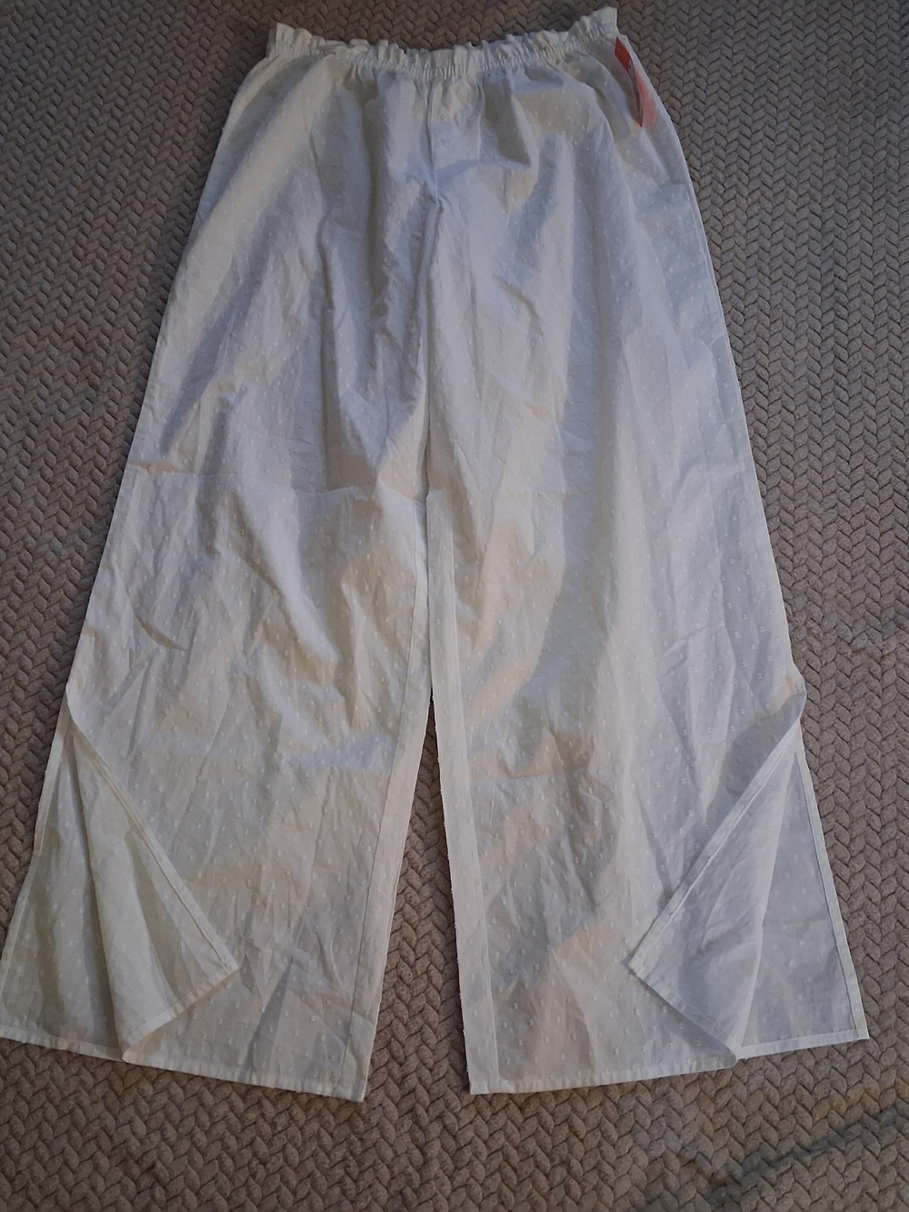 Beautiful White Wide Legs Pant
